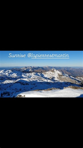 Un lever de soleil ordinaire à @lapierrestmartin ... | Association des résidents du Site de la Pierre Saint Martin