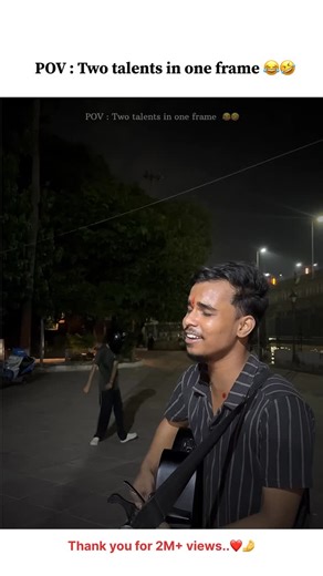 Raj Prajapati on Instagram: "Two talents in one frame…😂😂. . ."