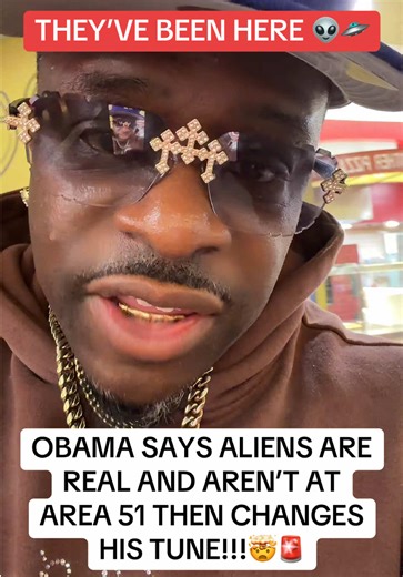 Obama came out and sad the quiet part out loud now he’s changing his tune!!!🤯🚨 #obama #aliens #area51 #ufodisclosure #conspiracytiktok “No AI or synthetic media used in this video.”