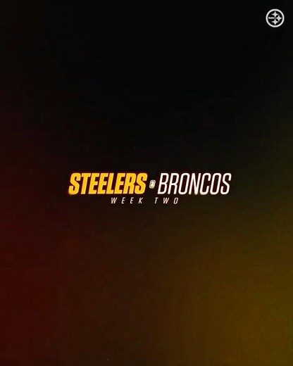 #HereWeGo: Week 2 Pittsburgh Steelers at Denver Broncos | 9/15 at 4:25 PM ET on CBS