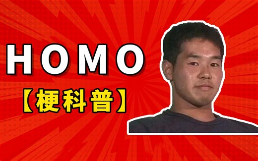 HOMO是什么意思?【梗科普】