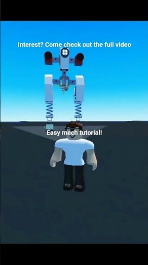 interest in building mech in plane crazy? #roblox #planecrazy #mech