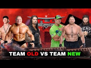 WWE 2K22 Team Old Characters Vs Team New Characters Gameplay
