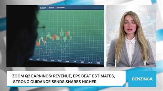 Zoom Q2 Earnings: Revenue, EPS Beat Estimates, Strong Guidance Sends Shares Higher