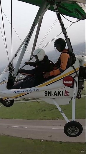Adventure Flying: Open cockpit Aeros-2, Ultralight Aircraft. #flying #nepal #ultralight