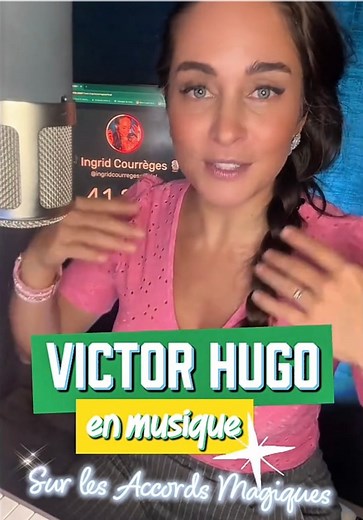 364K views · 7.9K reactions | Dans mon premier album il y aura ce superbe texte de V. Hugo et je vous explique comment je l’ai mis en musique ❤️ pour ceux qui veulent m’aider à boucler mon financement participatif, rdv sur mon site www.ingridcourreges.com | Ingrid Courrèges | Facebook