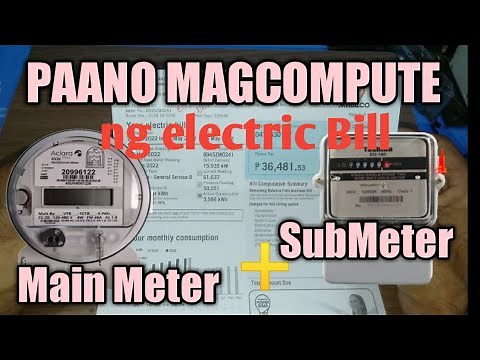 how to Compute a electric bill on a Submeter.