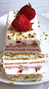 1.2K reactions · 13 shares | While we wait for those cooler days to come around, chill out with a delightful slice of this Strawberry Pistachio Ice Box Cake by @presleyspantry. #RealCaliforniaMilk #RealCaliforniaIceCream https://www.instagram.com/reel/CtcTZ5woMxq/ | Real California Milk Philippines | Facebook