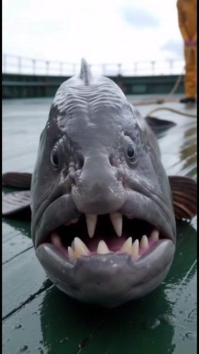 2.2K views | “Big Atlantic Wolffish Deck Landing” 醴 #sealife #strangers | Jean Gillespie | Facebook