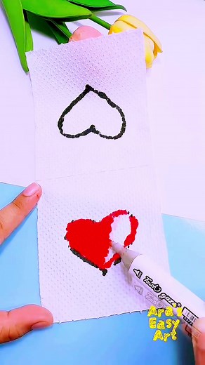 Magic Art with Tissue Paper and Water Activity