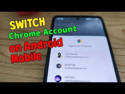 How Change Default Google Account In Chrome Android - Full Guide