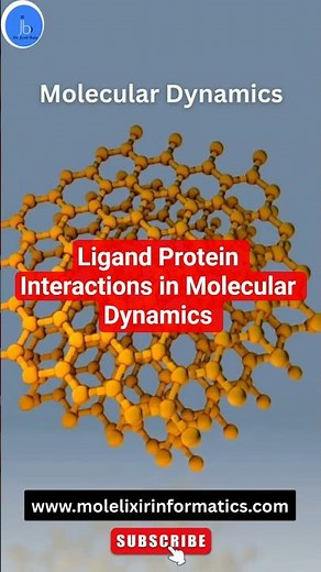 Ligand Protein Interaction in Molecular Dynamics | Drug Stability in MD #bioinformatics #biotech