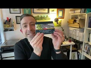 Using Derwent Graphitint Paint Pan Set