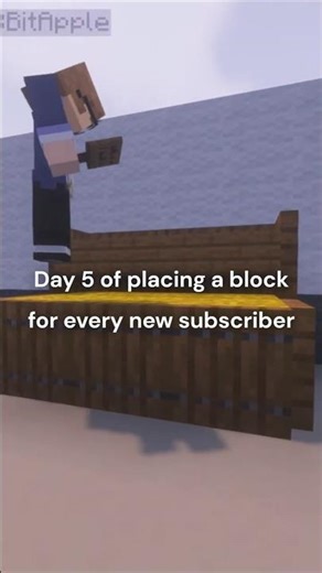 Day 5 of Placing a Block for EVERY new subscriber!