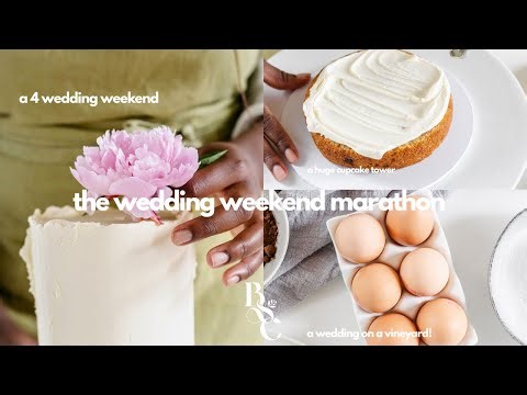 A Week in My Micro Bakery | Wedding at Morden Hall, Cupcake Tower & Double Wedding Day