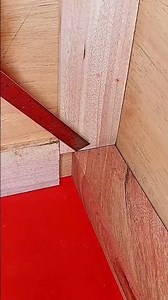 Measuring precision wood joint angles using a steel ruler