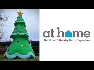 Gemmy 20FT COLOSSAL CHRISTMAS TREE Airblown Inflatable Review! (At Home 2022 Exclusive)