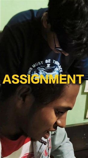 SCHOOL VS COLLEGE ASSIGNMENT 😂#viral#funny#assignment#short