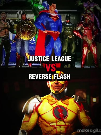 Justice league Vs Reverse flash