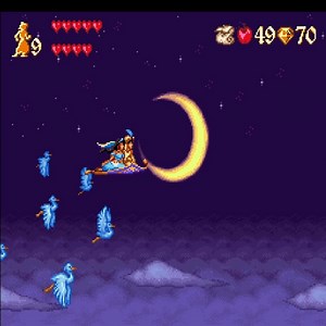 Disney's Aladdin (Super Nintendo) - Magic Carpet Ride Bonus stage, all rubies. #videogames #gameplay #retrogaming #aladdin #Nostalgia #nintendo | Next-Gen Gaming