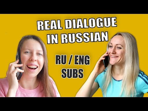 RUSSIAN NATIVES TALK IN RUSSIAN: Daily Russian conversation practice with easy Russian phrases