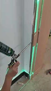 Install door frame fixation, door frame installation #Wood door installation