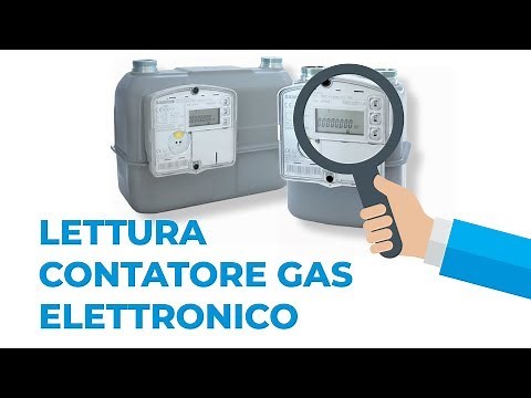 Lettura contatore gas elettronico