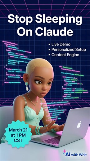 I’m breaking down what Claude is, how to actually use it, and why it’s worth your attention. Hands-on, not lecture-style. Think of it like a walkthrough —​​​​ #aiwithwhit #claudeai #aitips #productivity #AITools