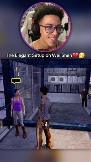 The Elegant Setup on Wei Shen💔🤧 #shorts #memes #gaming #sleepingdogsdefinitiveedition