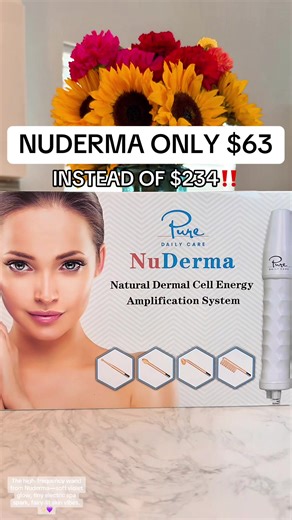NuDerma High-Frequency Wand for Glowing Skin