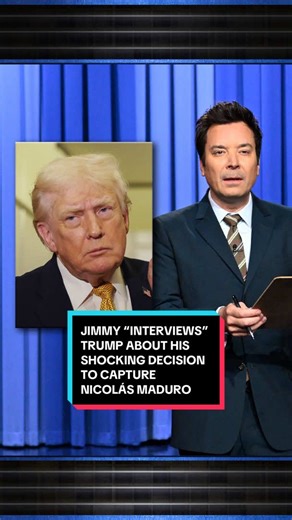 Jimmy Fallon Interviews Trump on Maduro Capture Decision