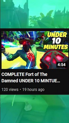 How to COMPLETE Fort of The Damned UNDER 10 MINTUES