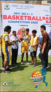 Hrit Academy in Basundhara, Kathmandu hosted the thrilling " HRIT SEE 3 on 3 Basketball Competition 2080 " on Ashad 02 at the Hrit Basketball Ground. SEE appeared students showcased their skills, teamwork, and passion for the sport. Kudos to all the participants for making it an unforgettable event! #BasketballCompetition #SEEStudents #HritAcademy #Plus2CollegeNepal #NEB #Science #Humanities #Law #Management #SEE2080 #SEEResult #FirstLawSchoolNepal #FirstLawCollegeNepal #Scholarship #Education #