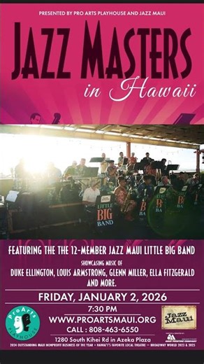 Jazz Masters in Hawai‘i | Big Band Swing Returns to Maui 🎷