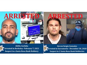 Serial Bank Robbery Suspects Arrested, Police Say