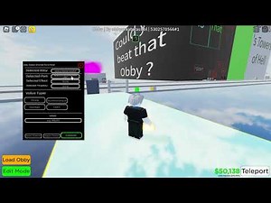 obby creator glitched parts pannel V3😈😈😈😈😈 #obbycreator #roblox #hack #exploit