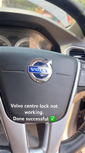 VOLVO S60 centre locking system not working/ repair done ✅ #volvo #volvos60