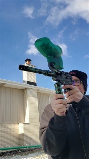 Kingman Spyder SE shooting video #paintball