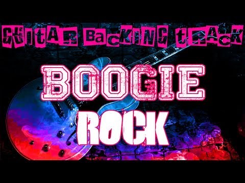 Boogie Rock Guitar Backing Track (E) | 160 bpm - MegaBackingTracks