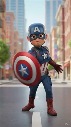 Captain America in Action-The Shield #viral #shorts #shortvideo #captainamerica #marvelkids #marvel