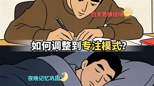 如何解锁大脑的专注模式？｜早晚节律各不同，终身学习的必备“公式”！