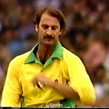 Dennis Lillee Fiery Bowling Spell Vs Ian Botham Benson and Hedges World Series 1983 - Match 9