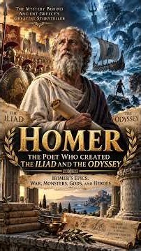 Homer: The Poet Who Created The Iliad and The Odyssey...