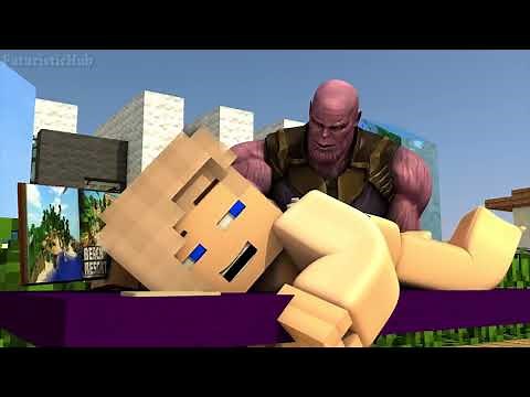 NEEDED IN MINECRAFT 4! Ft. Thanos & Infinity Gauntlet (Minecraft Life Animation)