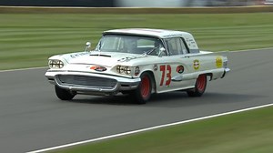 140K views · 6.1K reactions | Romain Dumas has his hands full with the beastly #Ford Thunderbird at #GoodwoodRevival | Goodwood Festival of Speed | Facebook