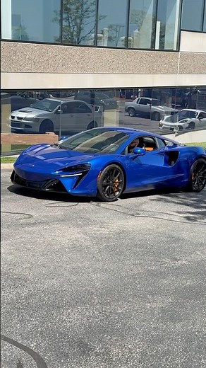 Supercar Saturday with Silent McLaren Artura in EV Mode.