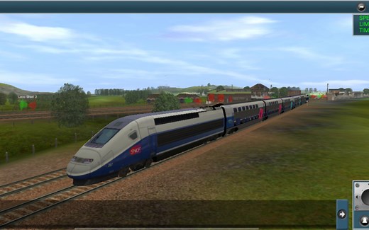 【Trainz】TGV动集在英国铁路环线绕一圈