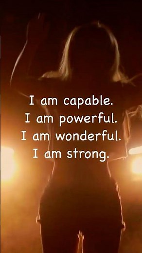 💃 I Am Capable, Powerful & Strong Affirmation Song #affirmationmusic