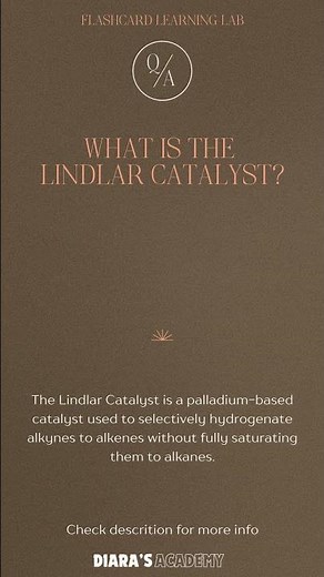 What is the Lindlar Catalyst ‪@Diarasacademy‬