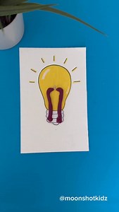 11K views · 251 reactions | DIY “Lightbulb” interactive light-up card. Easy and fun paper squishy circuit project for beginners. You will need: - LED diode - Play-Dough - 9V battery - Paper - Markers Warning: this project should be done under adult supervision. ©️ @Moonshotkidz – All rights reserved. Reproduction, distribution, or use of this artwork and video without permission is prohibited. For licensing inquiries, contact Moonshotkidz@gmail.com | Moonshotkidz | Facebook